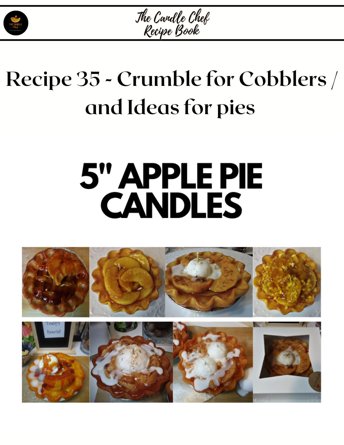 The Candle Chef Recipe Book