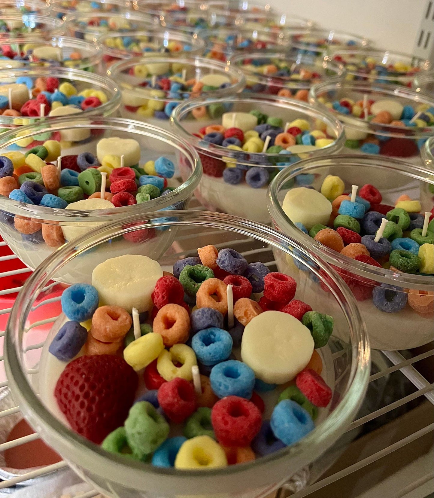 Cereal Candle / Case of 18 / Fruity Loops / Wholesale / Free Shipping