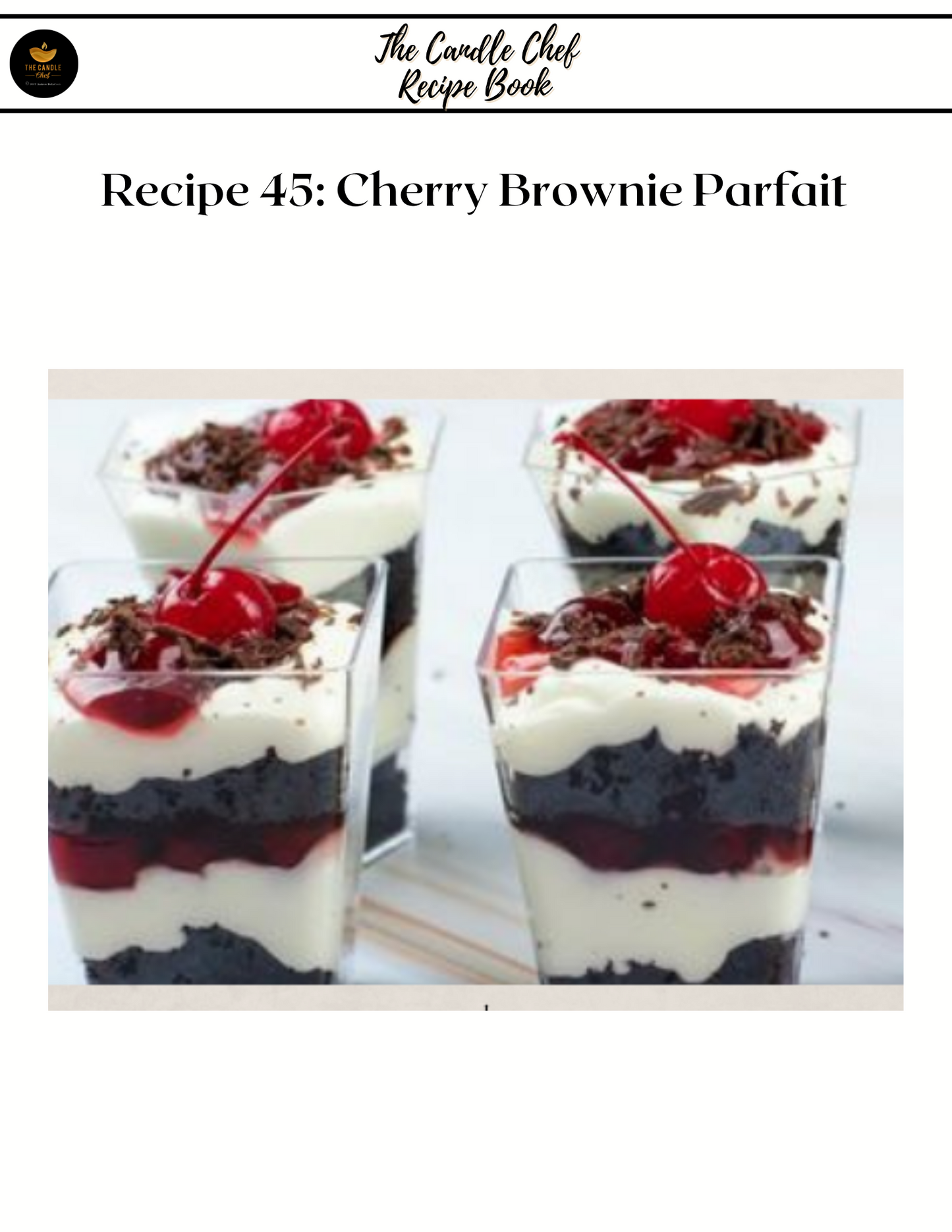 The Candle Chef Recipe Book
