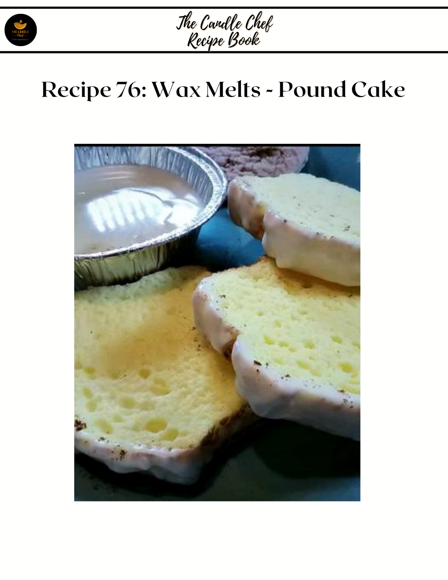 The Candle Chef Recipe Book