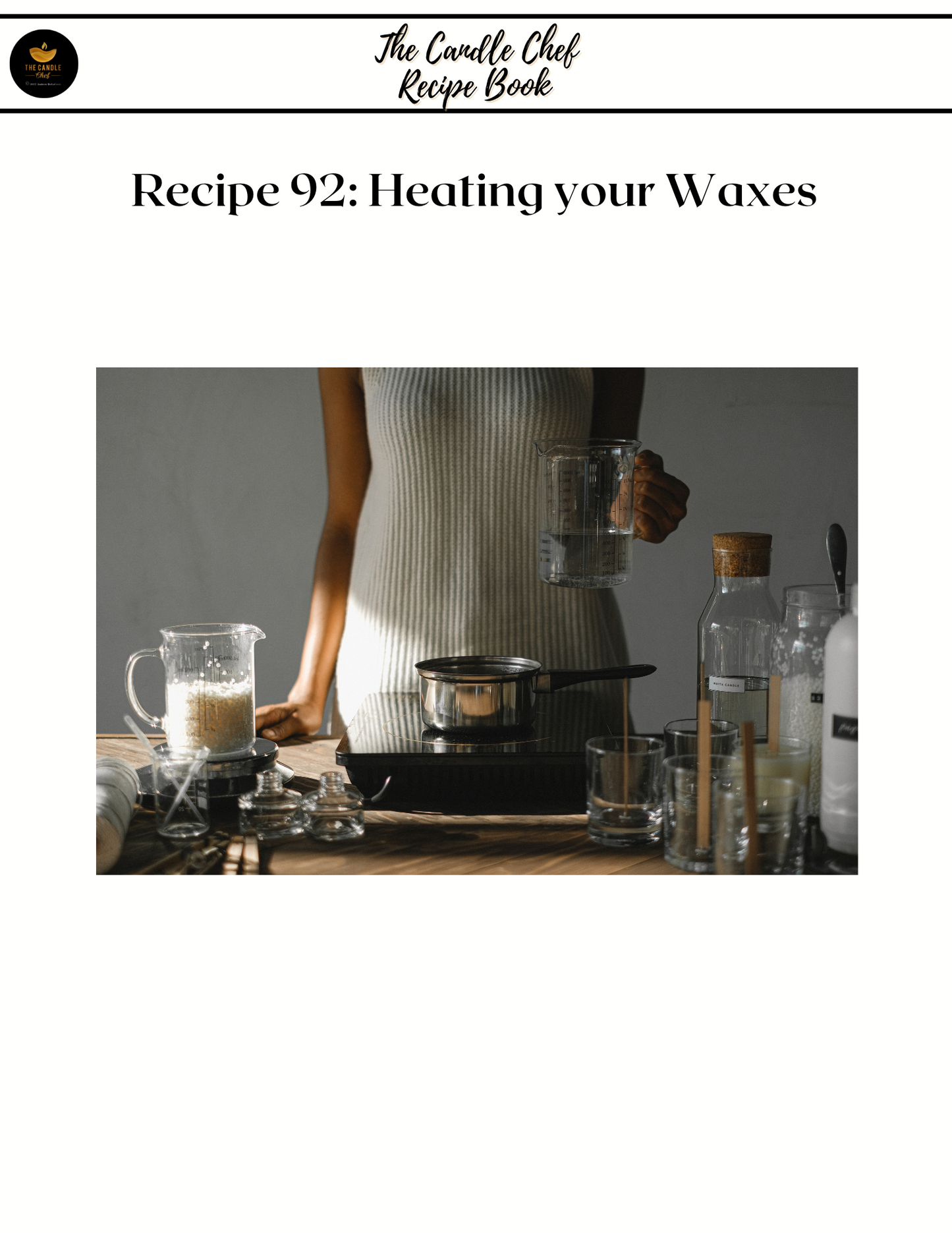 The Candle Chef Recipe Book