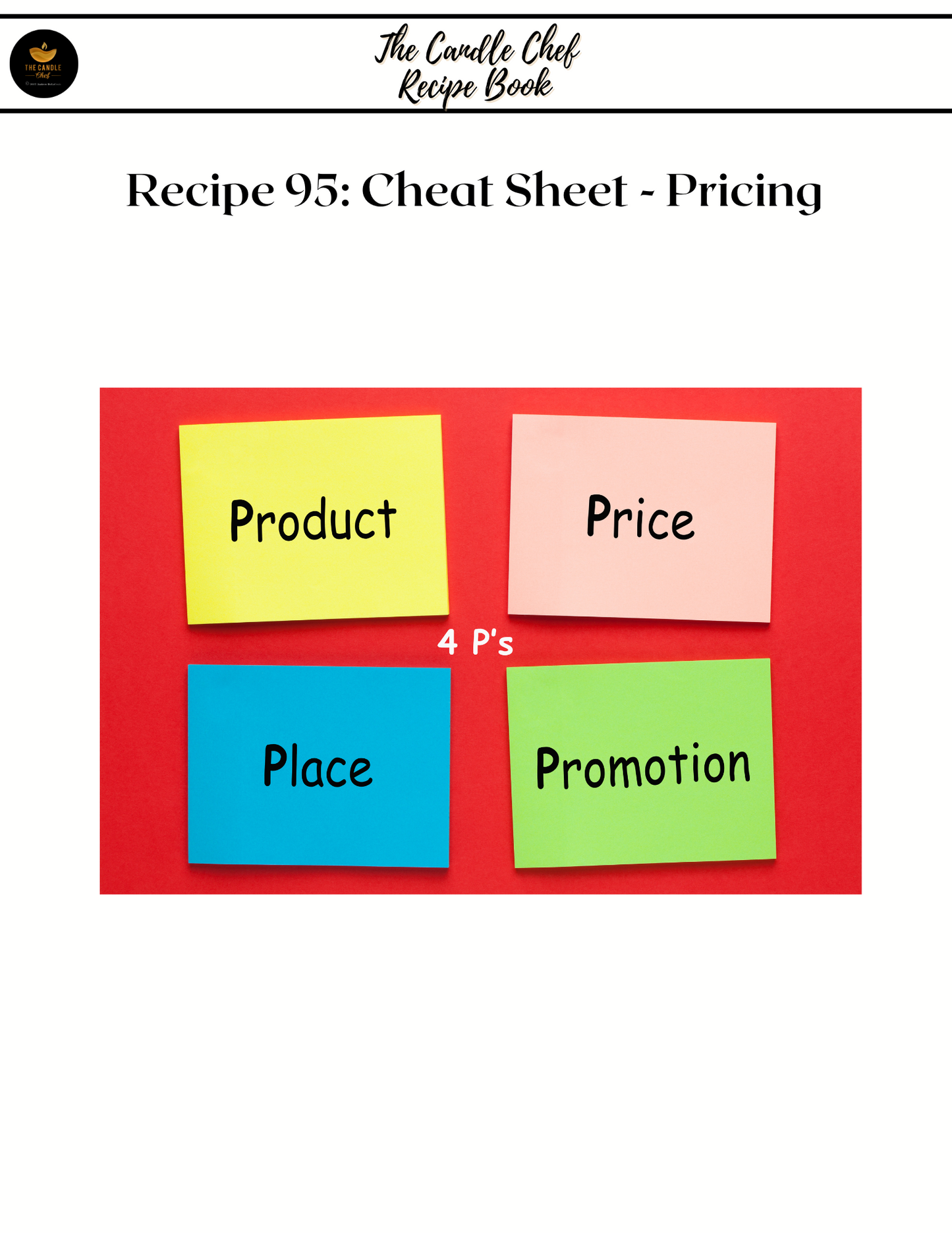 The Candle Chef Recipe Book