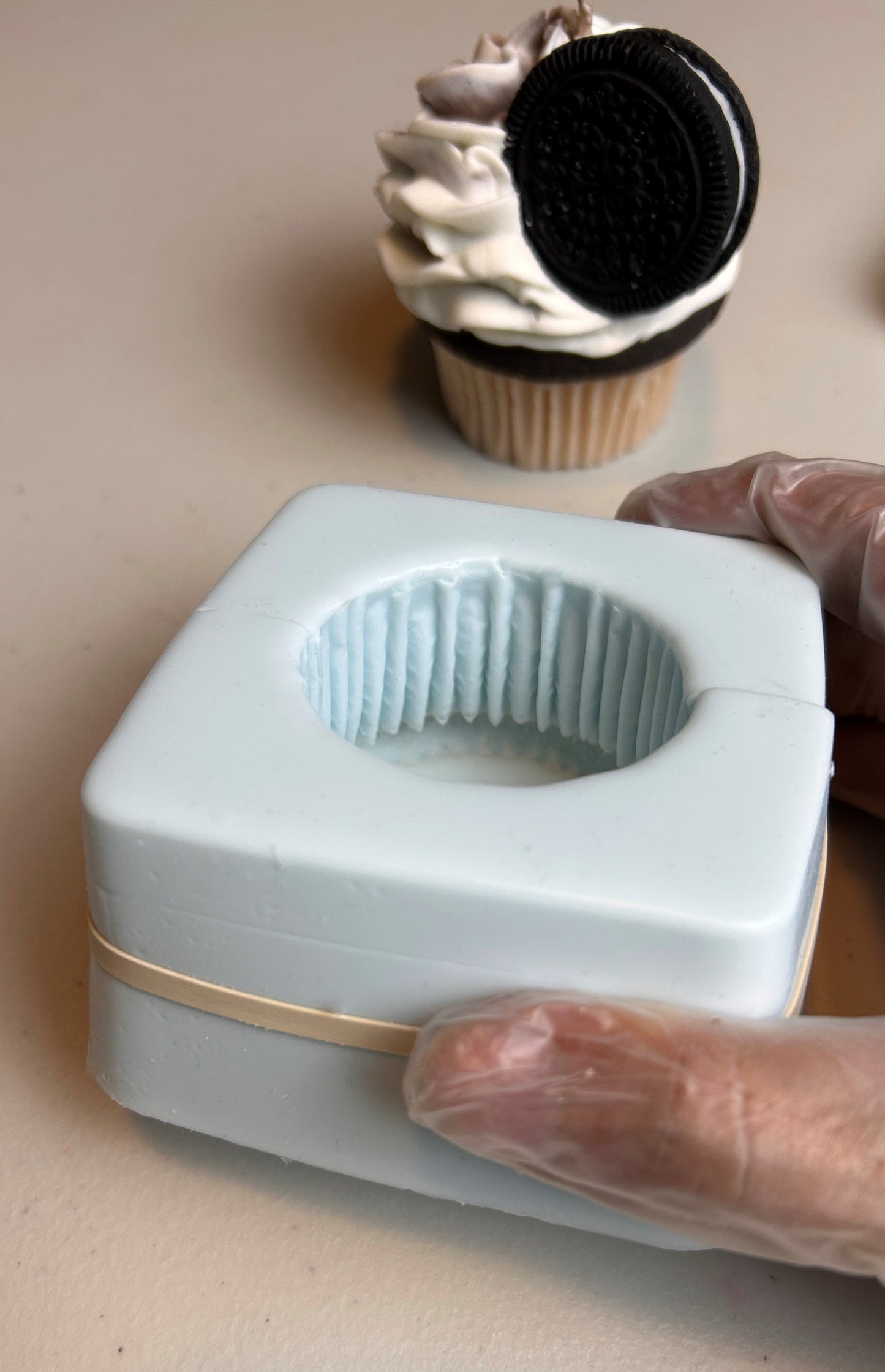 Silicone Mold - Realistic Cupcake bottom