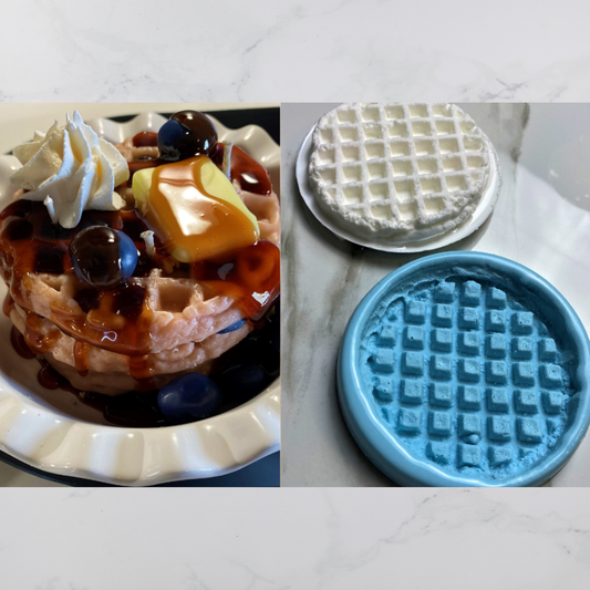 Silicone Mold - 1 Cavity Waffle