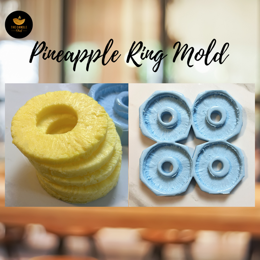 Silicone Mold - 4 Cavity Pineapple Rings