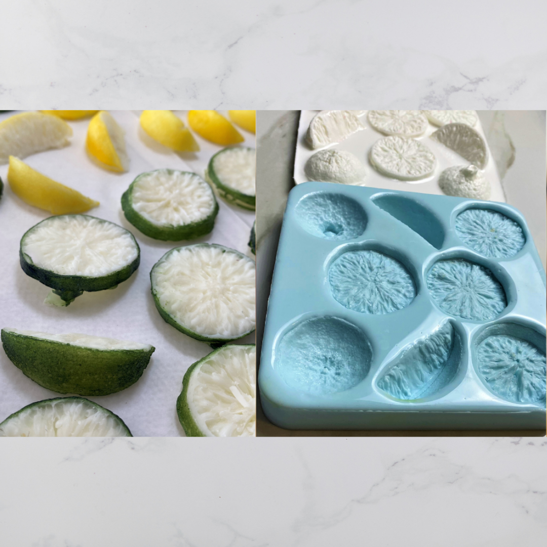 Silicone Mold - 8 Cavity Lemon/Lime wedges and slices