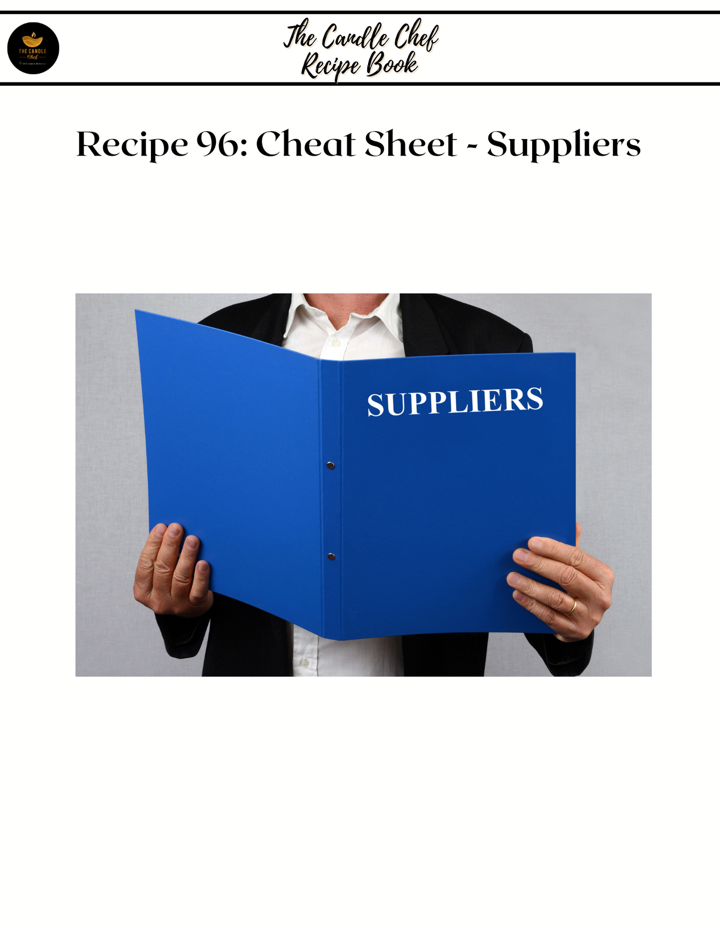 The Candle Chef Recipe Book