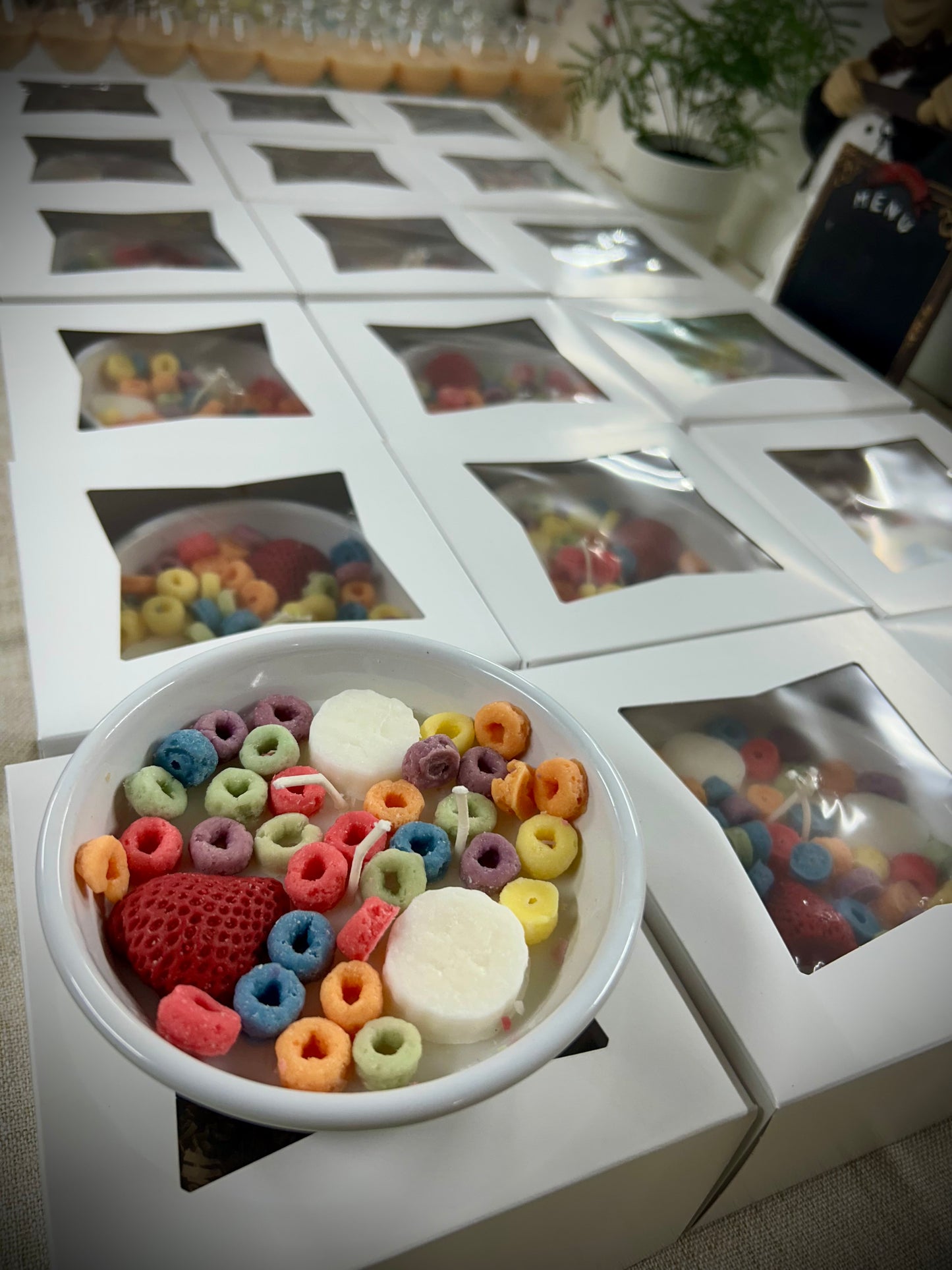 18 Candle Pack Wholesale / Fruit Loop Cereal Bowls