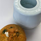 Silicone Mold - 1 Cavity Crumbled Jumbo Muffin