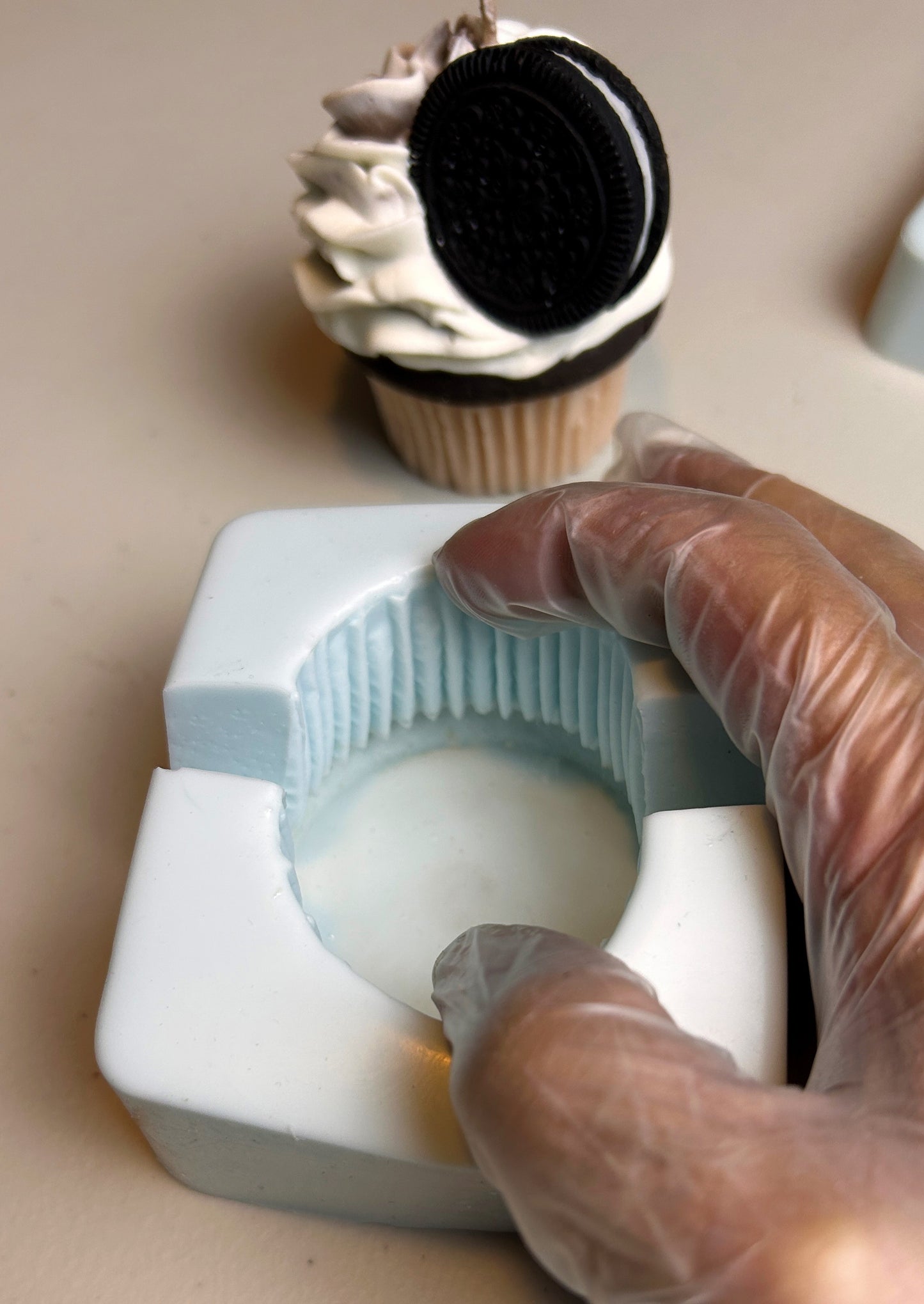 Silicone Mold - Realistic Cupcake bottom