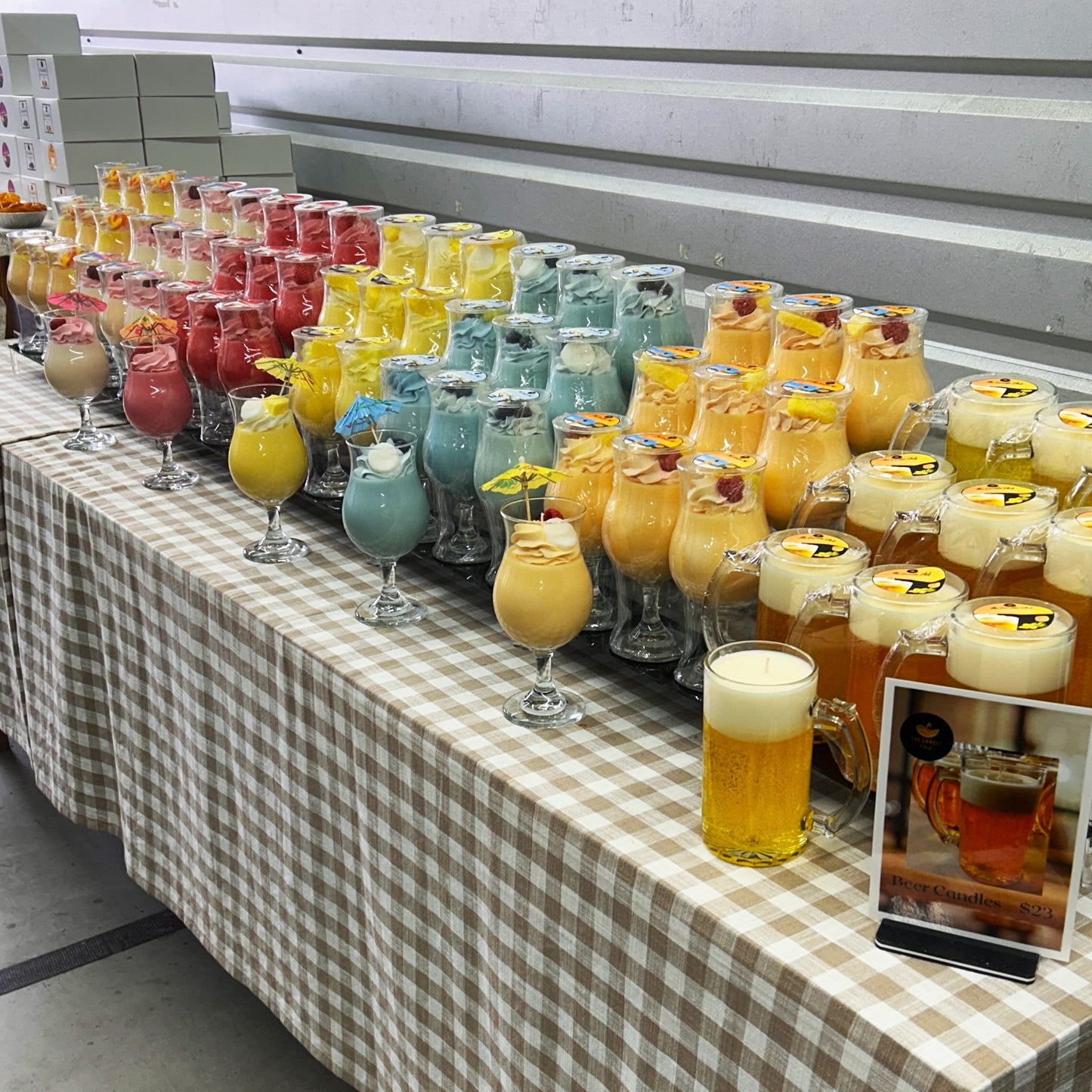 Drink Candle / Wholesale / Free Shipping / 72 Colada Candles