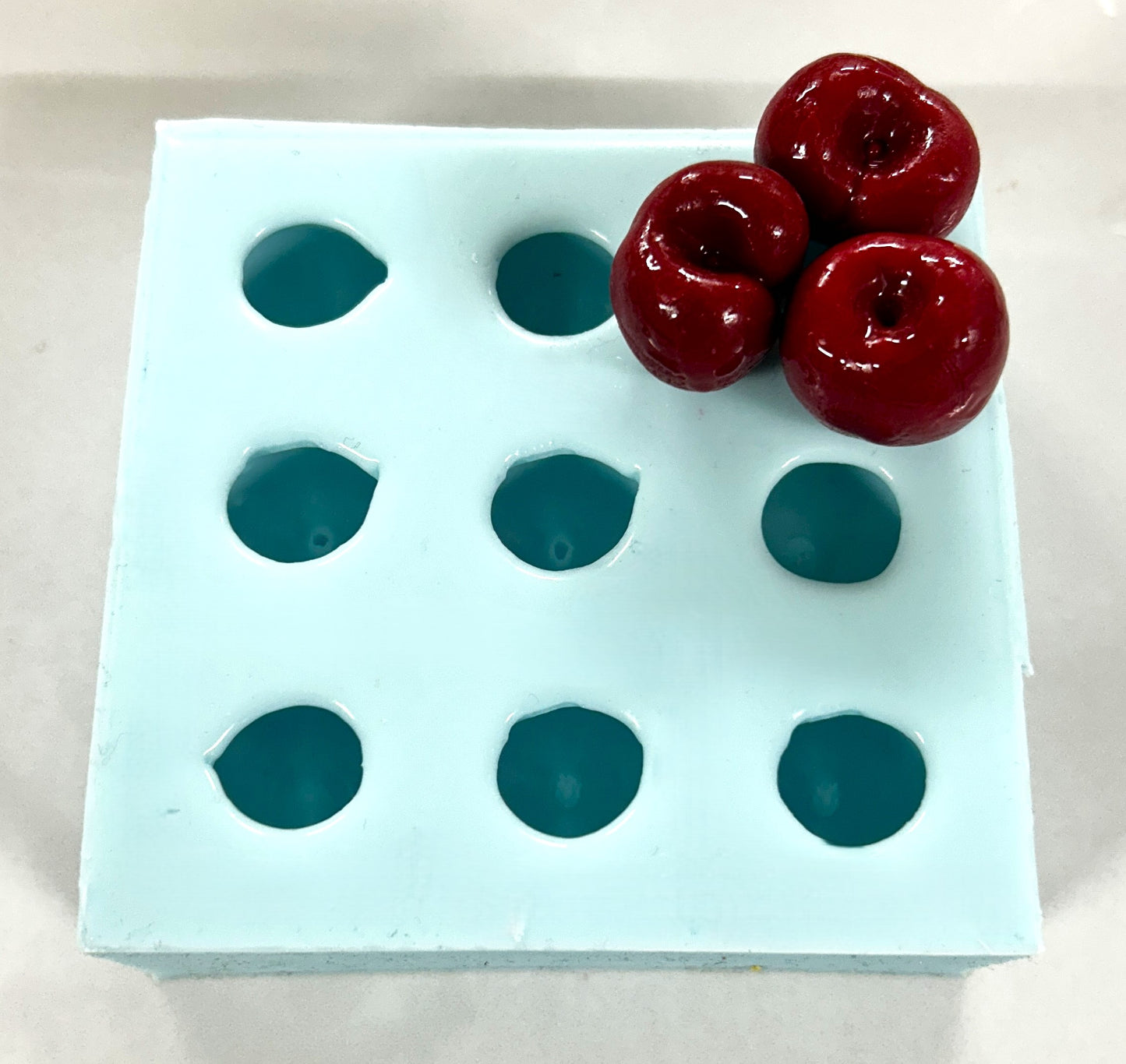 Silicone Mold - Bing Cherry - 9 Cavity