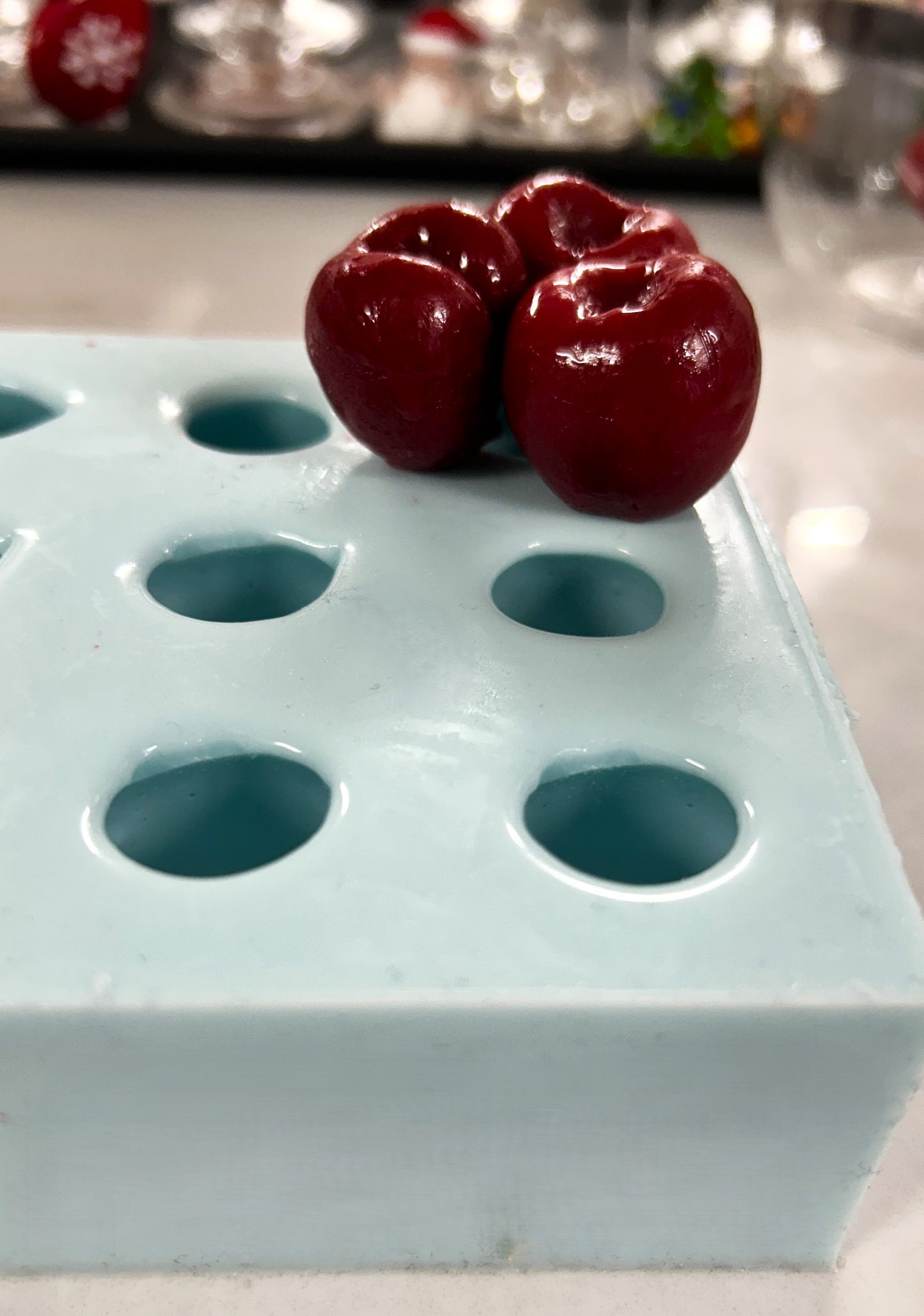 Silicone Mold - Bing Cherry - 9 Cavity