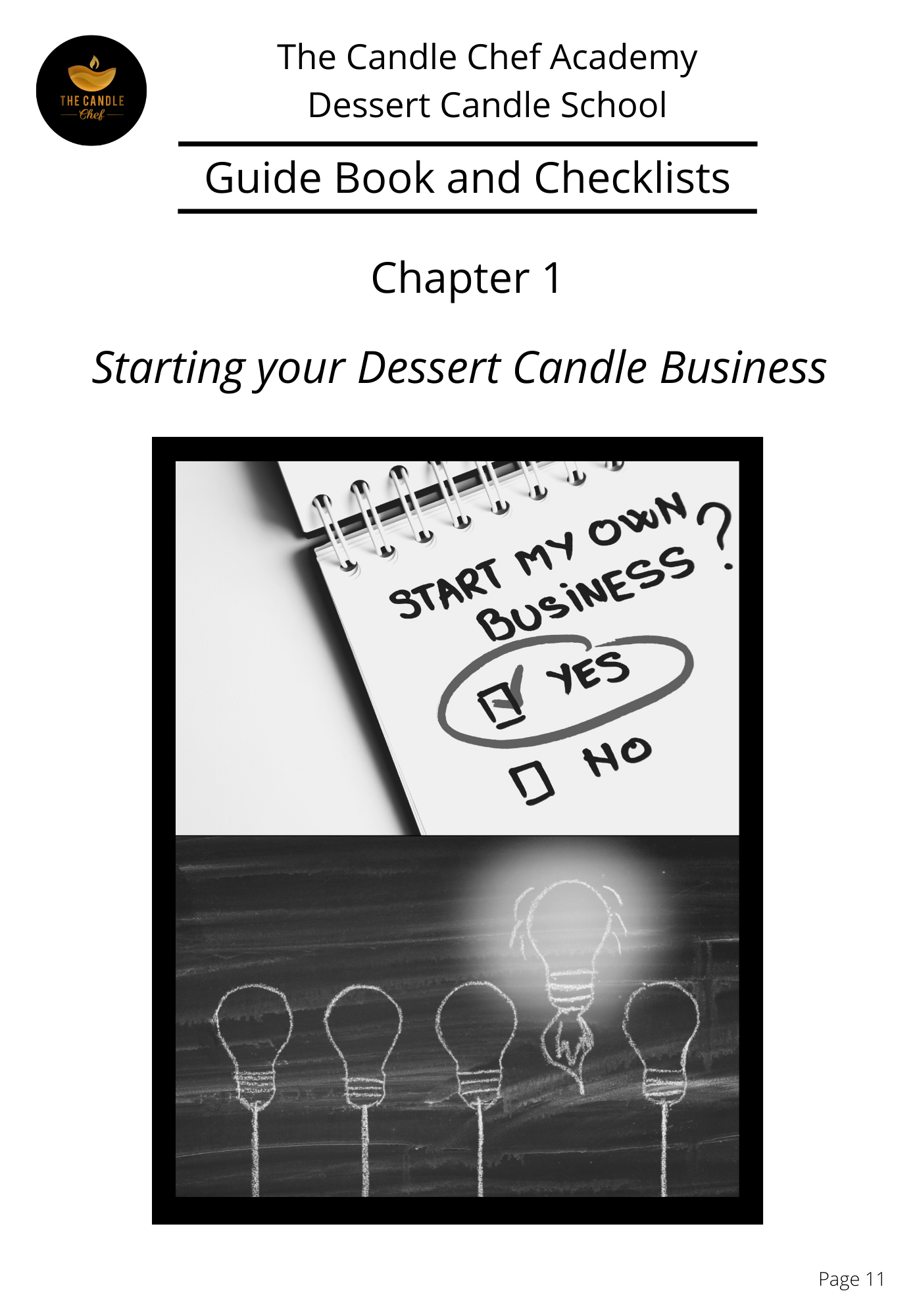 Dessert Candle Business Guide Book
